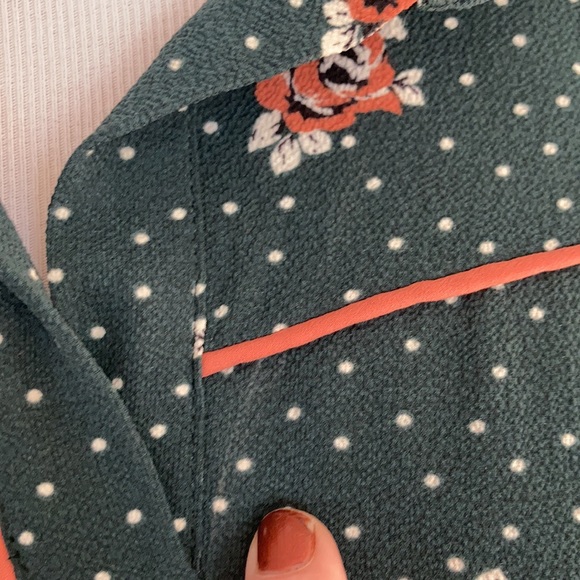 As U Wish Green Floral Mini Dress, Size M - Picture 7 of 11